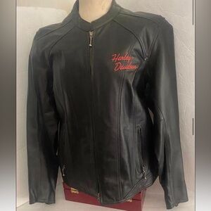 Harley Davidson Ladies Polyester Lined Leather